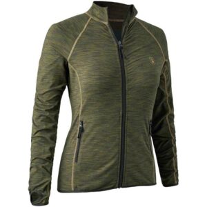 Gilet Polaire Lady Insulated Fleece Green Melange 38 Femme Deerhunter
