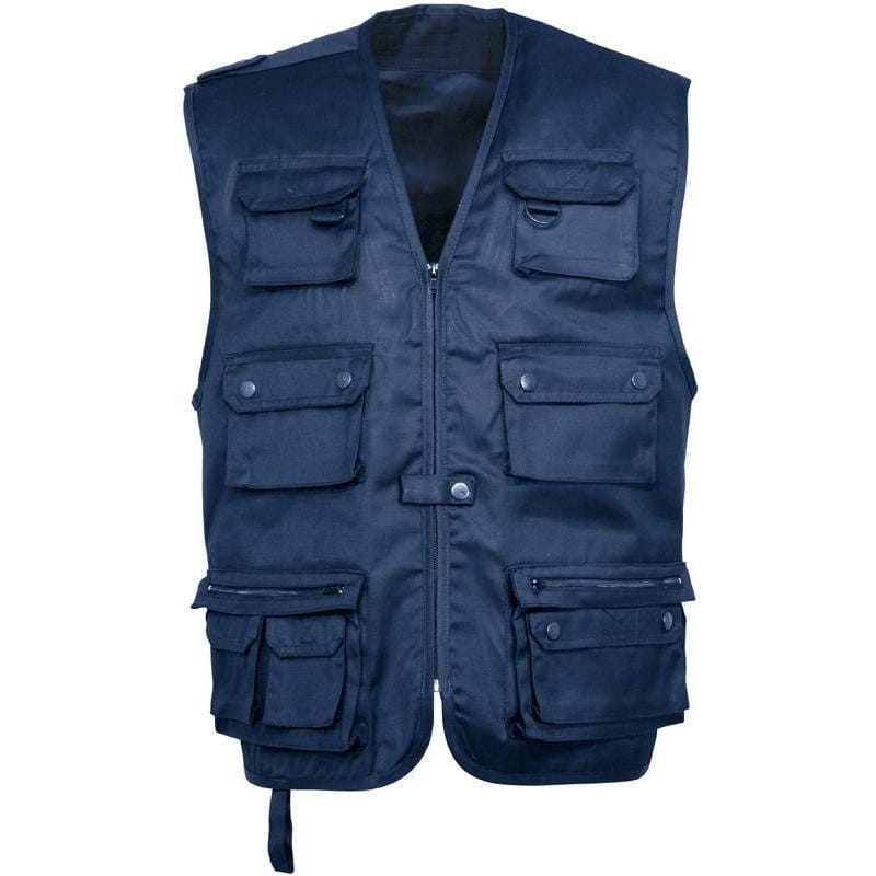Gilet Sans Manches Reporter Bleu Marine L Homme Idaho Gilet Sans Manches Reporter Bleu Marine L Homme Idaho