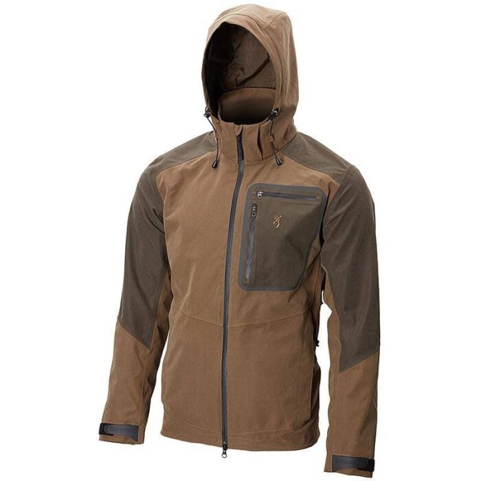 Veste De Chasse Browning Summit - Imperméable, Respirante, Poches Zippées, Taille S, Bleue
